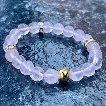 Rose Quartz Bracelet- Grade AAA