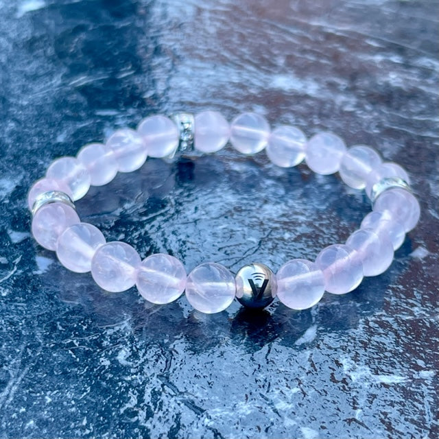 Rose Quartz Bracelet- Grade AAA