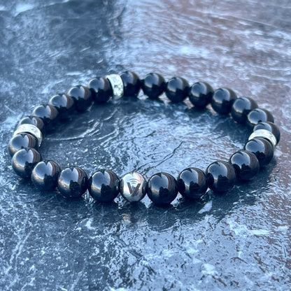 Black Tourmaline Bracelet- Grade AAA